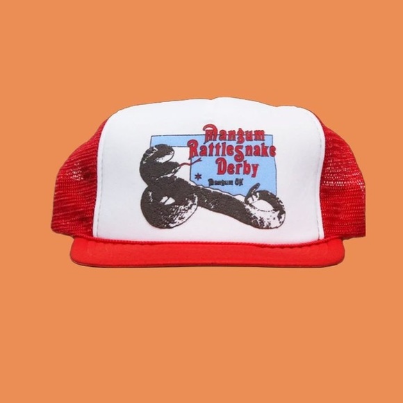 90s VINTAGE RATTLESNAKE HAT - Picture 1 of 1